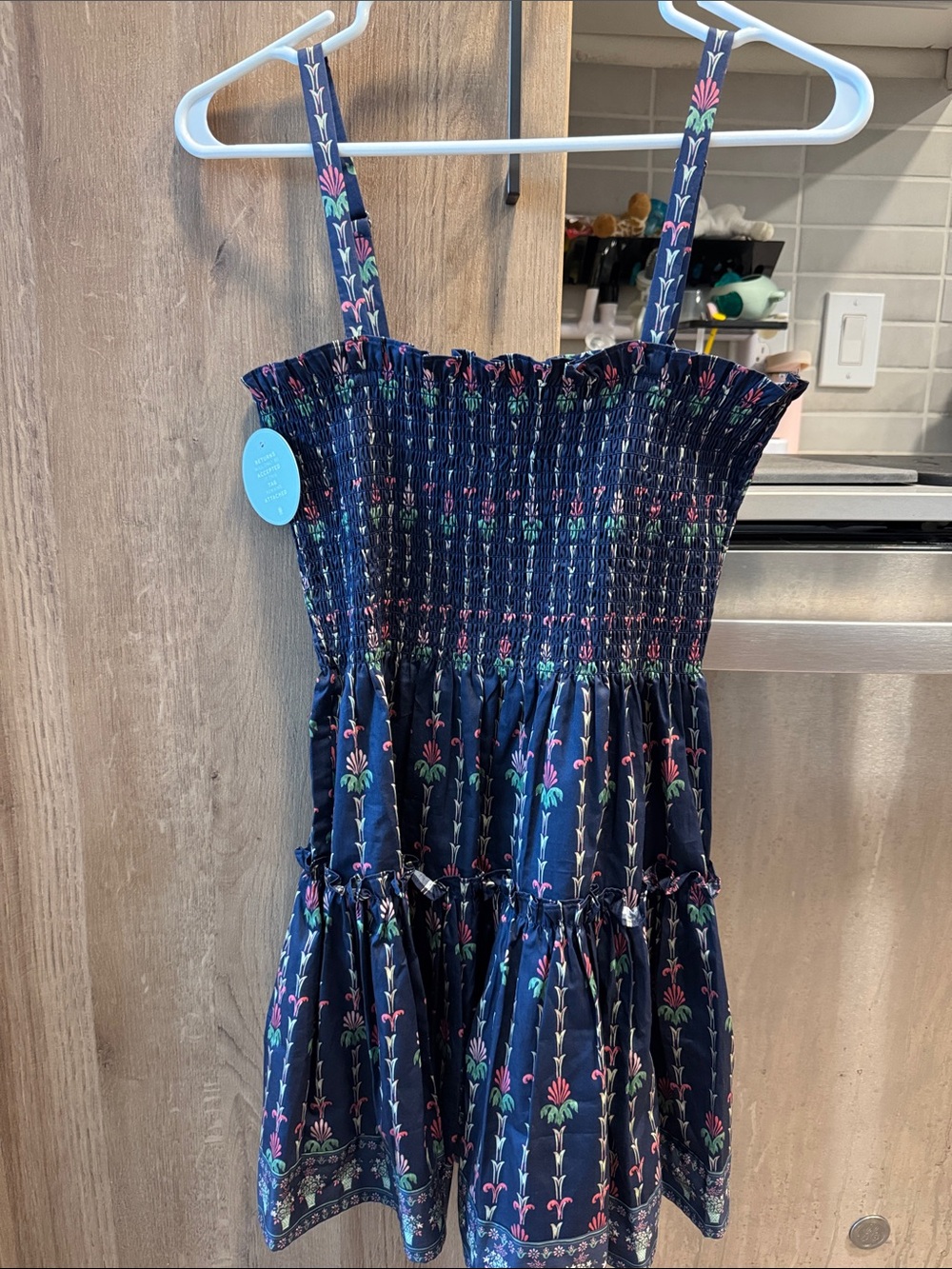 NEW Hill House Navy Floral Seraphina mini Nap Dress